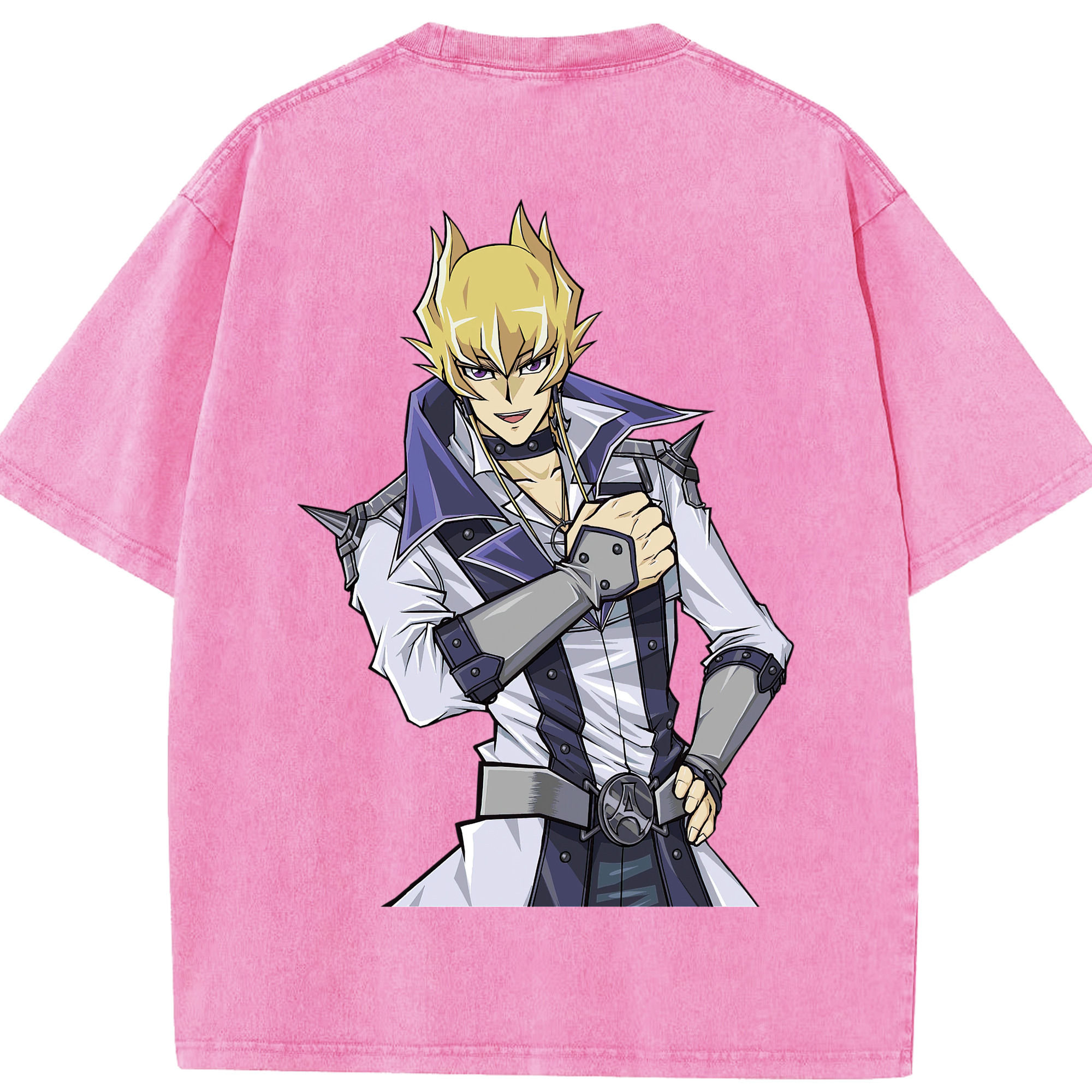 （画像用） 遊☆戯☆王 Yu-Gi-Oh! 綿100% ヴィンテージ風 半袖Tシャツ（背面プリント）